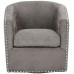 Fullerton Gray Swivel Accent Chair