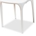 Baxton Studio Rae White Stackable Dining Chairs Set of 4