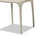 Baxton Studio Rae Beige Stackable Dining Chairs Set of 4